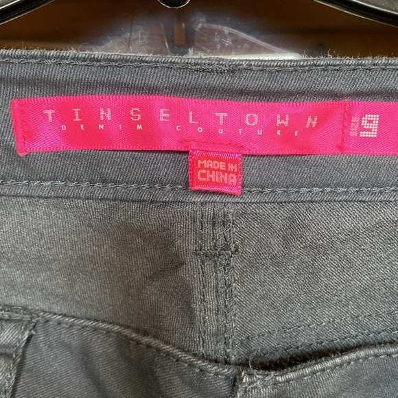 TINSELTOWN Skinnies/Jeggings Medium Grey Size 9 - Picture 2 of 7
